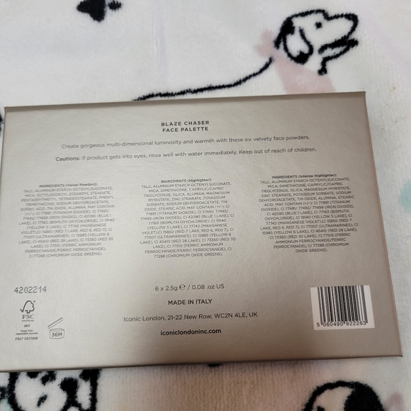 NIB Iconic London Blaze Chaser Face Palette - Picture 4 of 6